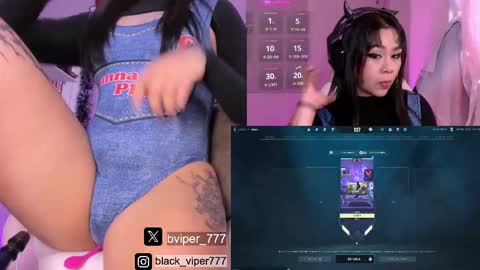 Snapshot of black_viperr chatting on 02.21.25 Mel online show from 02.21.25