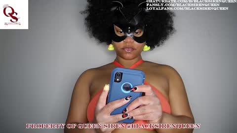 Snapshot of blacksirenqueen chatting on 02.14.25 Queen Siren online show from 02.14.25