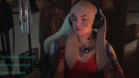 Snapshot of bluedweeb chatting on 02.15.25 Blue online show from 02.15.25