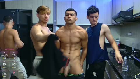 Snapshot of boysgang_sex chatting on 12.13.24 Angelo Mark Fernando Taylor online show from 12.13.24