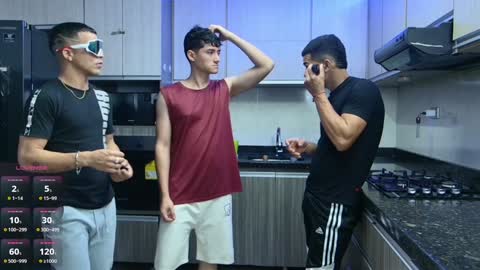 Snapshot of boysgang_sex chatting on 12.14.24 Angelo Mark Fernando Taylor online show from 12.14.24