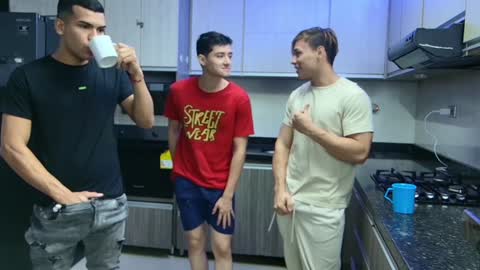 Snapshot of boysgang_sex chatting on 12.15.24 Angelo Mark Fernando Taylor online show from 12.15.24