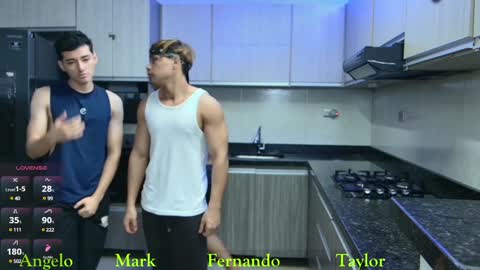 Snapshot of boysgang_sex chatting on 12.16.24 Angelo Mark Fernando Taylor online show from 12.16.24