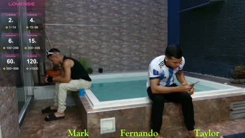 Snapshot of boysgang_sex chatting on 01.17.25 Angelo Mark Fernando Taylor online show from 01.17.25