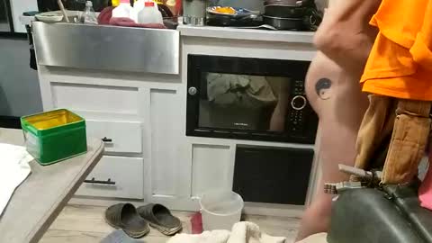 Snapshot of brushsquach chatting on 10.30.25 Steve... aka SkinnieDippin aka TimberTramp online show from 10.30.25