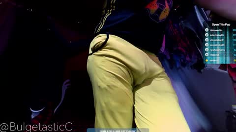 Snapshot of bulgetasticc chatting on 10.12.25 BulgetasticC online show from 10.12.25