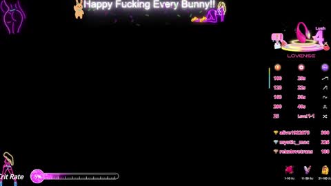 Tokki  bunny  online show from 02.13.25