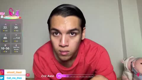 Snapshot of call_me_theo chatting on 10.14.25 Mateo online show from 10.14.25