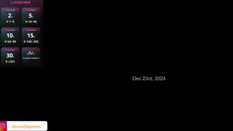 Camila online show from 12.24.24
