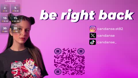 Snapshot of candase_ chatting on 01.09.25 Candase online show from 01.09.25