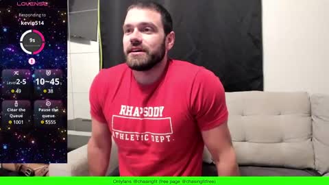 Snapshot of chasemason20 chatting on 02.21.25 Onlyfans chasingfit Instagram the arguer Twitter chasingfitOF online show from 02.21.25