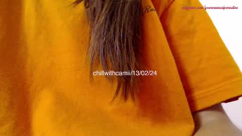 Snapshot of chillwithcamii chatting on 02.13.25 yoursensualparadise online show from 02.13.25