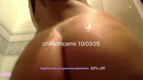 Snapshot of chillwithcamii chatting on 03.10.25 yoursensualparadise online show from 03.10.25