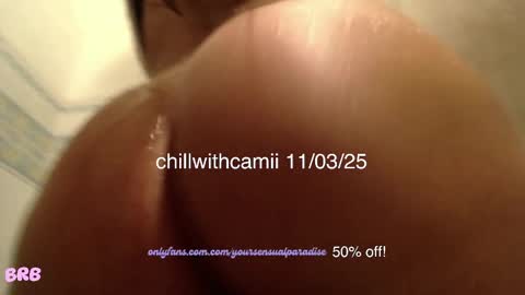 Snapshot of chillwithcamii chatting on 03.11.25 yoursensualparadise online show from 03.11.25