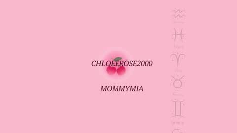 ChloeeRose online show from 01.12.25
