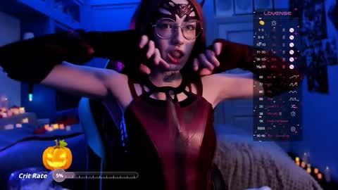 Snapshot of dark_lucious chatting on 10.31.25 Lucious Foijieh online show from 10.31.25