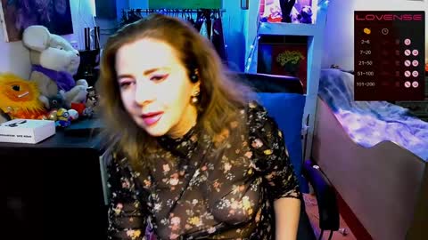 Snapshot of delicecat chatting on 01.28.25 Delicacat online show from 01.28.25