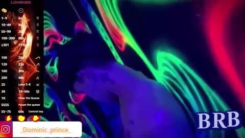 Snapshot of dominicprince chatting on 10.01.25 DOMINIC PRINCE online show from 10.01.25