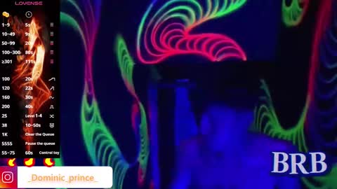 Snapshot of dominicprince chatting on 10.12.25 DOMINIC PRINCE online show from 10.12.25