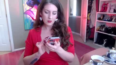 Snapshot of dommetomorrow chatting on 01.29.25 DommeTomorrow online show from 01.29.25