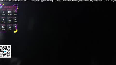Snapshot of duke_j chatting on 09.12.25 DUKE J online show from 09.12.25