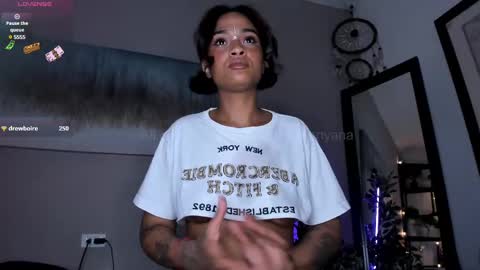 Snapshot of ebonyana chatting on 03.04.25 Anna online show from 03.04.25