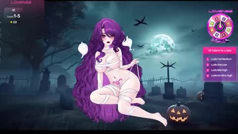 Snapshot of elisathebat chatting on 10.23.25 elisa the bat online show from 10.23.25