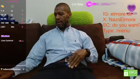 My name is Elmore. Please say hello I like to chat with you. If you have requests or dirty talk please use tip online show from 12.13.24