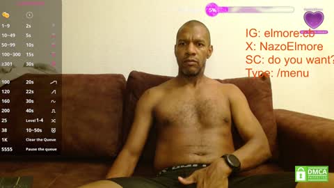 My name is Elmore. Please say hello I like to chat with you. If you have requests or dirty talk please use tip online show from 12.30.24