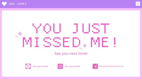 Ema gomez online show from 03.12.25