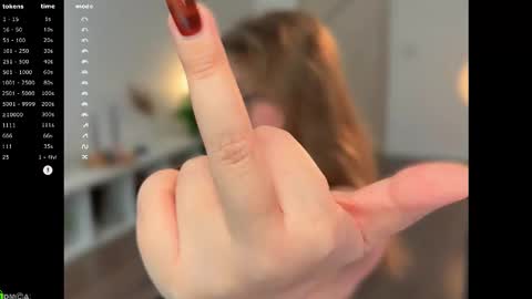 Snapshot of emilyforelsket chatting on 10.23.25 Emily  online show from 10.23.25