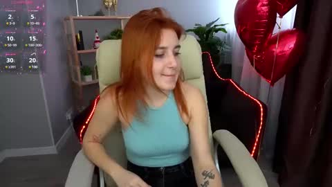 Snapshot of emilyfoxxi chatting on 02.14.25 Emily online show from 02.14.25