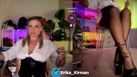 Snapshot of erika_kirman chatting on 10.17.25 Erika      online show from 10.17.25
