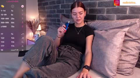 Snapshot of evamerlo chatting on 10.21.25 Kristina online show from 10.21.25