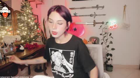Snapshot of fairywhore chatting on 12.27.24 Jackie Cosplayer online show from 12.27.24