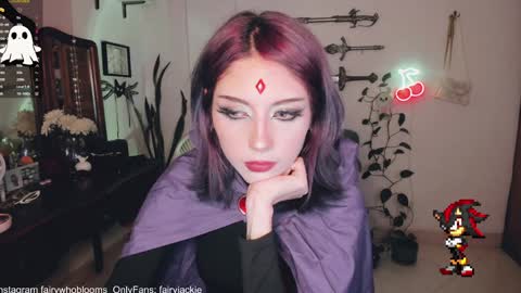 Snapshot of fairywhore chatting on 01.10.25 Jackie Cosplayer online show from 01.10.25