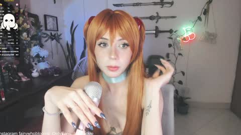 Snapshot of fairywhore chatting on 01.31.25 Jackie Cosplayer online show from 01.31.25