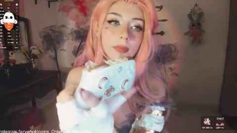 Snapshot of fairywhore chatting on 02.11.25 Jackie Cosplayer online show from 02.11.25