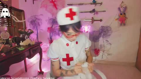 Snapshot of fairywhore chatting on 02.17.25 Jackie Cosplayer online show from 02.17.25