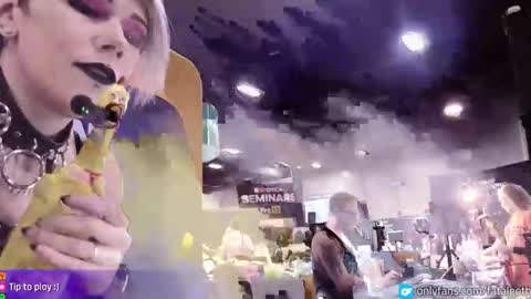 Snapshot of fatalgoth chatting on 10.24.25  Lily  Waifu  online show from 10.24.25