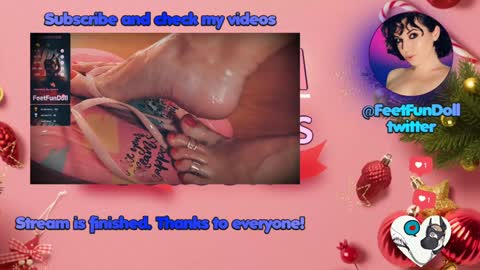 Lisa Dove aka FeetFunDoll online show from 01.26.25