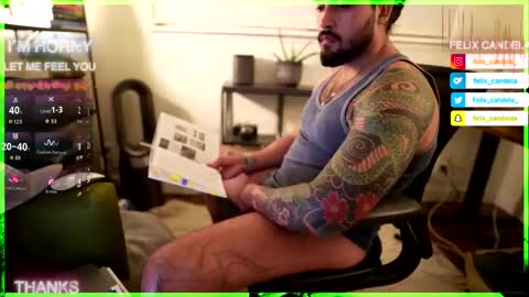 Snapshot of felix_candela chatting on 10.14.25 Felix Candela online show from 10.14.25