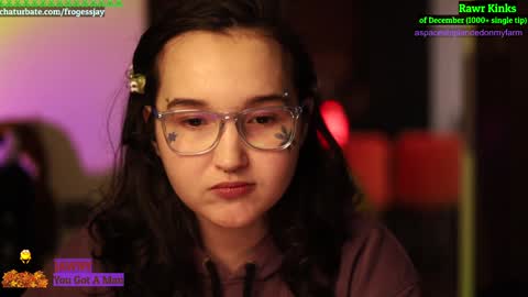 Snapshot of frogessjay chatting on 12.03.24   Jaywise Frogfoot  online show from 12.03.24