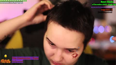 Snapshot of frogessjay chatting on 12.16.24   Jaywise Frogfoot  online show from 12.16.24