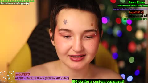 Snapshot of frogessjay chatting on 12.27.24   Jaywise Frogfoot  online show from 12.27.24