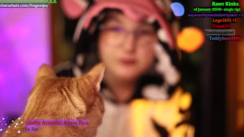 Snapshot of frogessjay chatting on 01.06.25   Jaywise Frogfoot  online show from 01.06.25