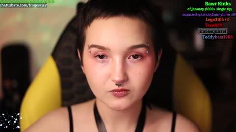 Snapshot of frogessjay chatting on 01.13.25   Jaywise Frogfoot  online show from 01.13.25