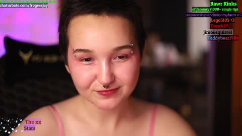 Snapshot of frogessjay chatting on 01.15.25   Jaywise Frogfoot  online show from 01.15.25