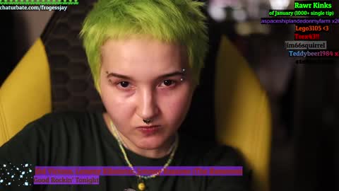 Snapshot of frogessjay chatting on 01.30.25   Jaywise Frogfoot  online show from 01.30.25