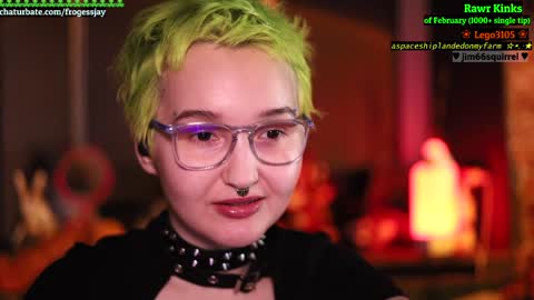 Snapshot of frogessjay chatting on 02.03.25   Jaywise Frogfoot  online show from 02.03.25